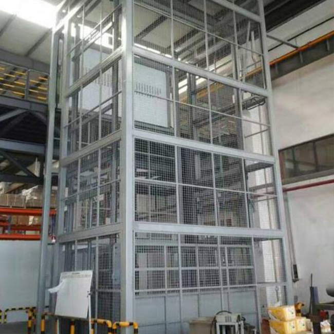 元门乡导轨式升降平台货梯